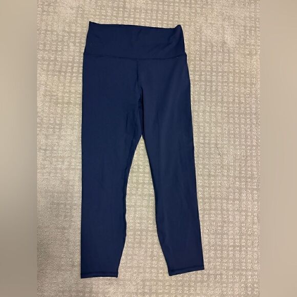 Fabletics NWT Ultra High Waisted PureLuxe 7/8 Leggings - Deep Navy - L - Picture 6 of 6